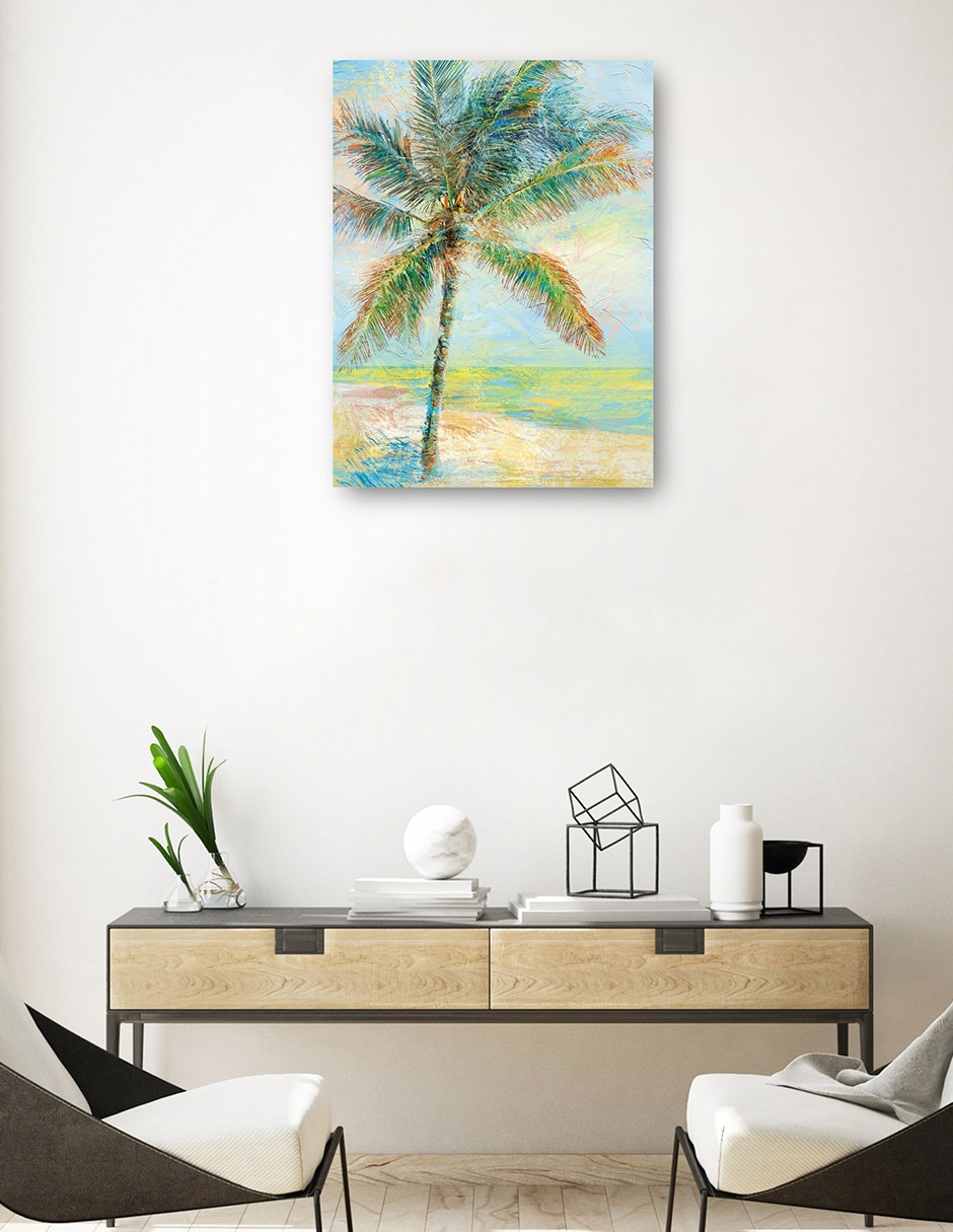 Cuadro decorativo Palma De Carnaval técnica mixta Verano 7