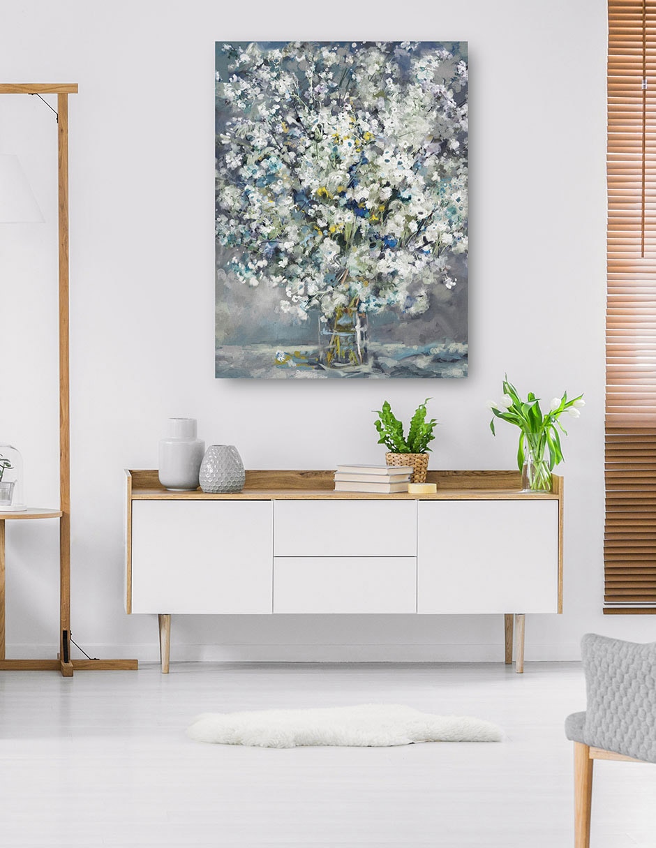 Cuadro decorativo Ramo De Flores Silvestres I técnica mixta Floreros 4