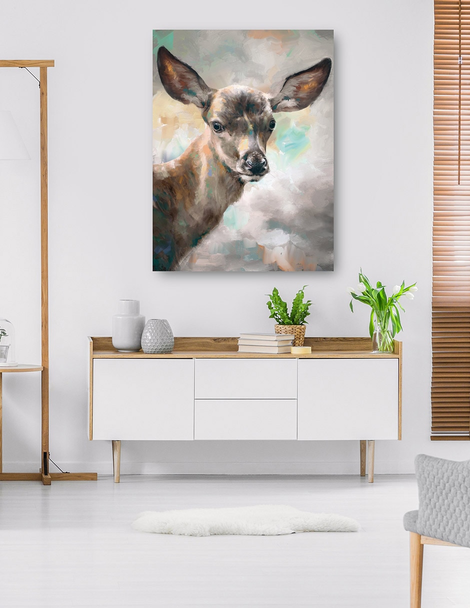 Cuadro decorativo técnica mixta Vida Silvestre 4