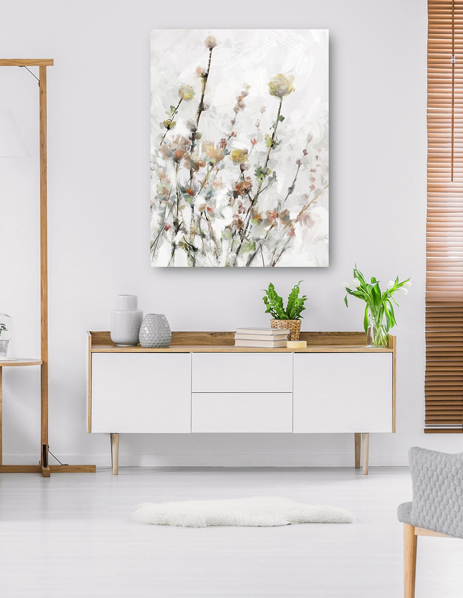 Cuadro decorativo Románticos I técnica mixta Primavera 4