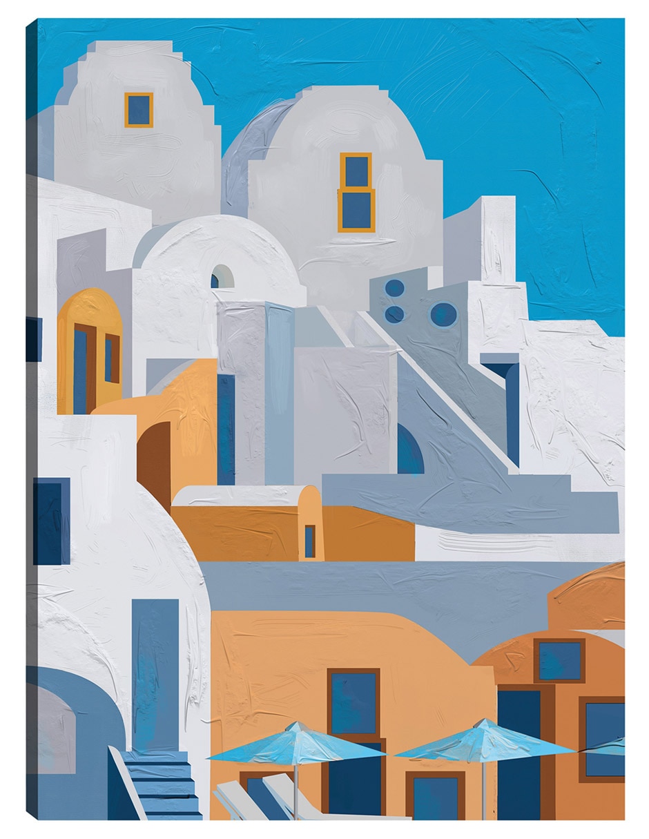 Cuadro decorativo Santorini I técnica mixta Arquitectura Cuadro decorativo Santorini I técnica mixta Arquitectura