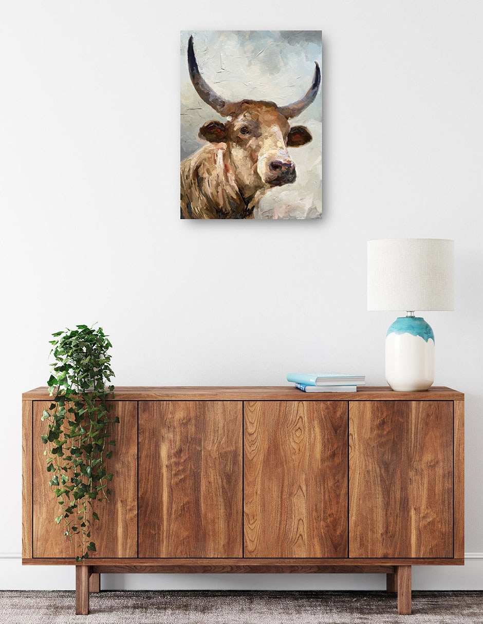 Cuadro decorativo Maxwell técnica mixta Bovinos 8