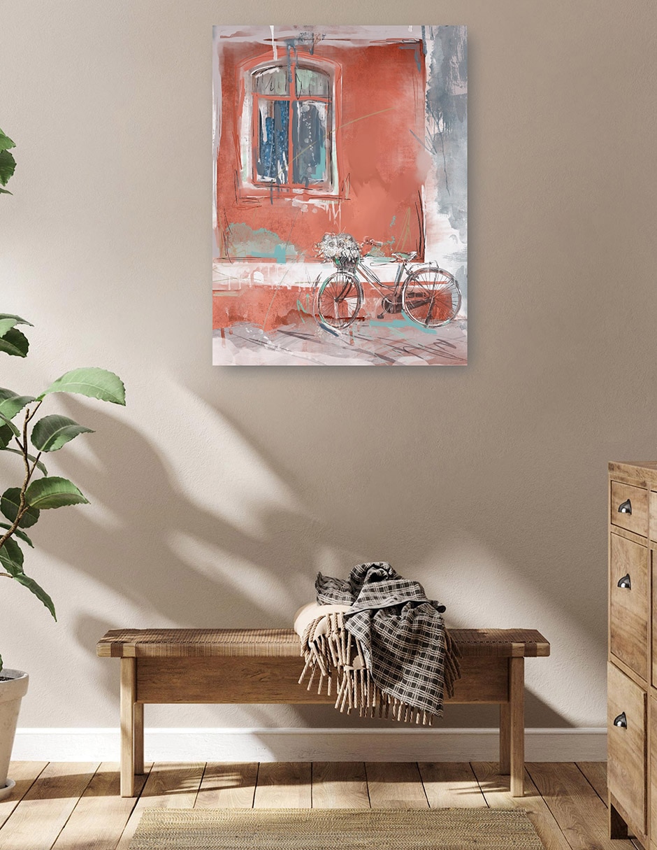 Cuadro decorativo Mia Corsa técnica mixta Lugares 5