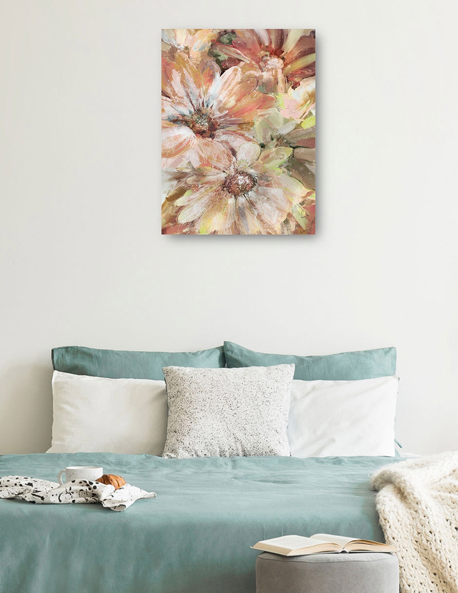 Cuadro decorativo Margaritas Preciosas técnica mixta Floración 7