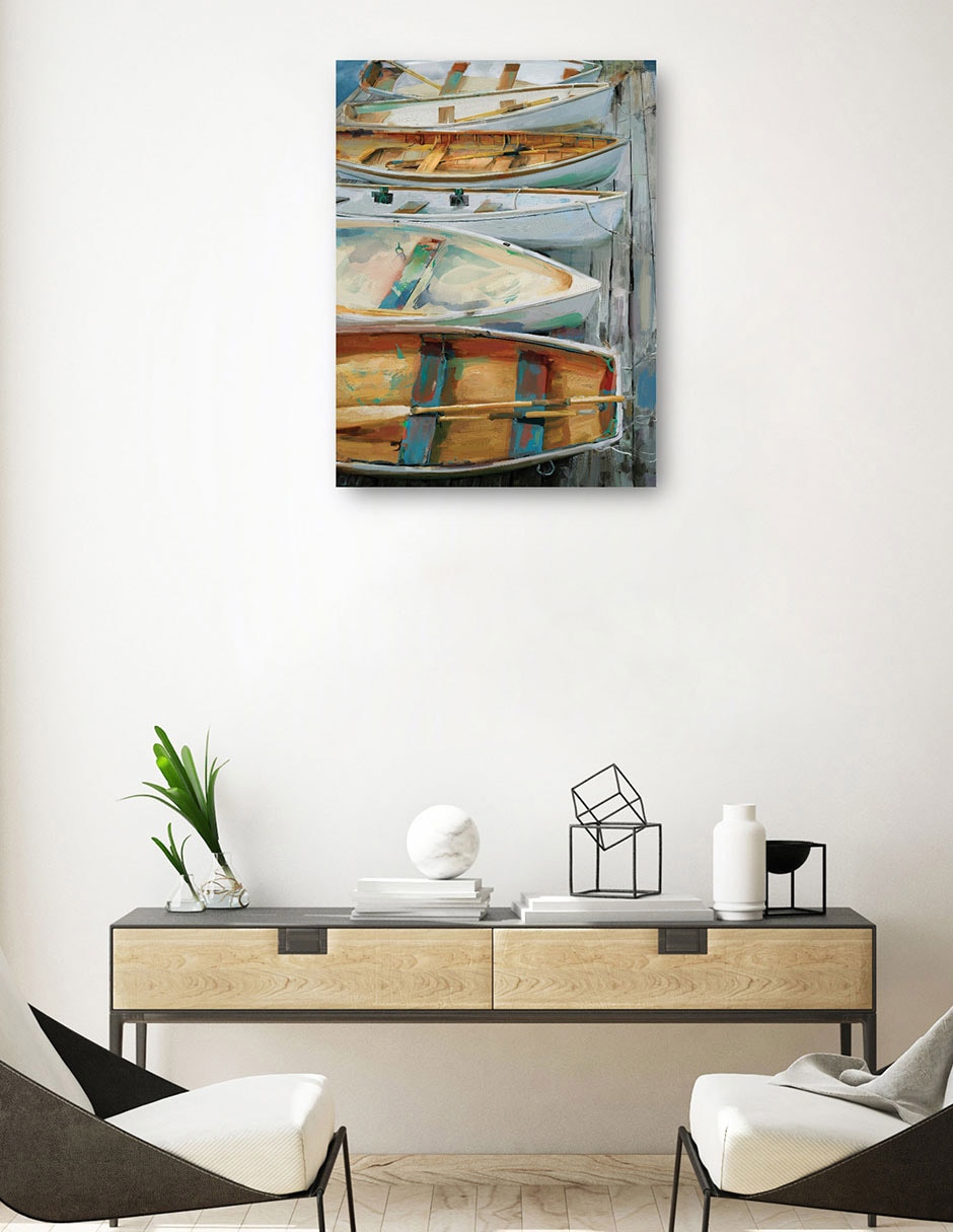 Cuadro decorativo Muelle técnica mixta Muelles 7
