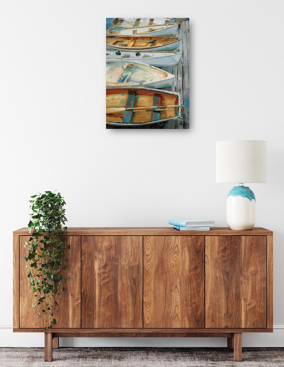 Cuadro decorativo Muelle técnica mixta Muelles 8