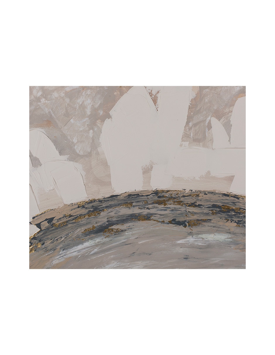 Pintura Última cena white&gold técnica mixta 2