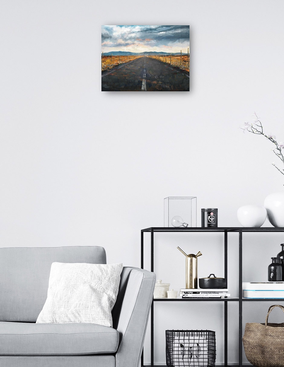 Cuadro decorativo VIaje técnica mixta Caminos 2