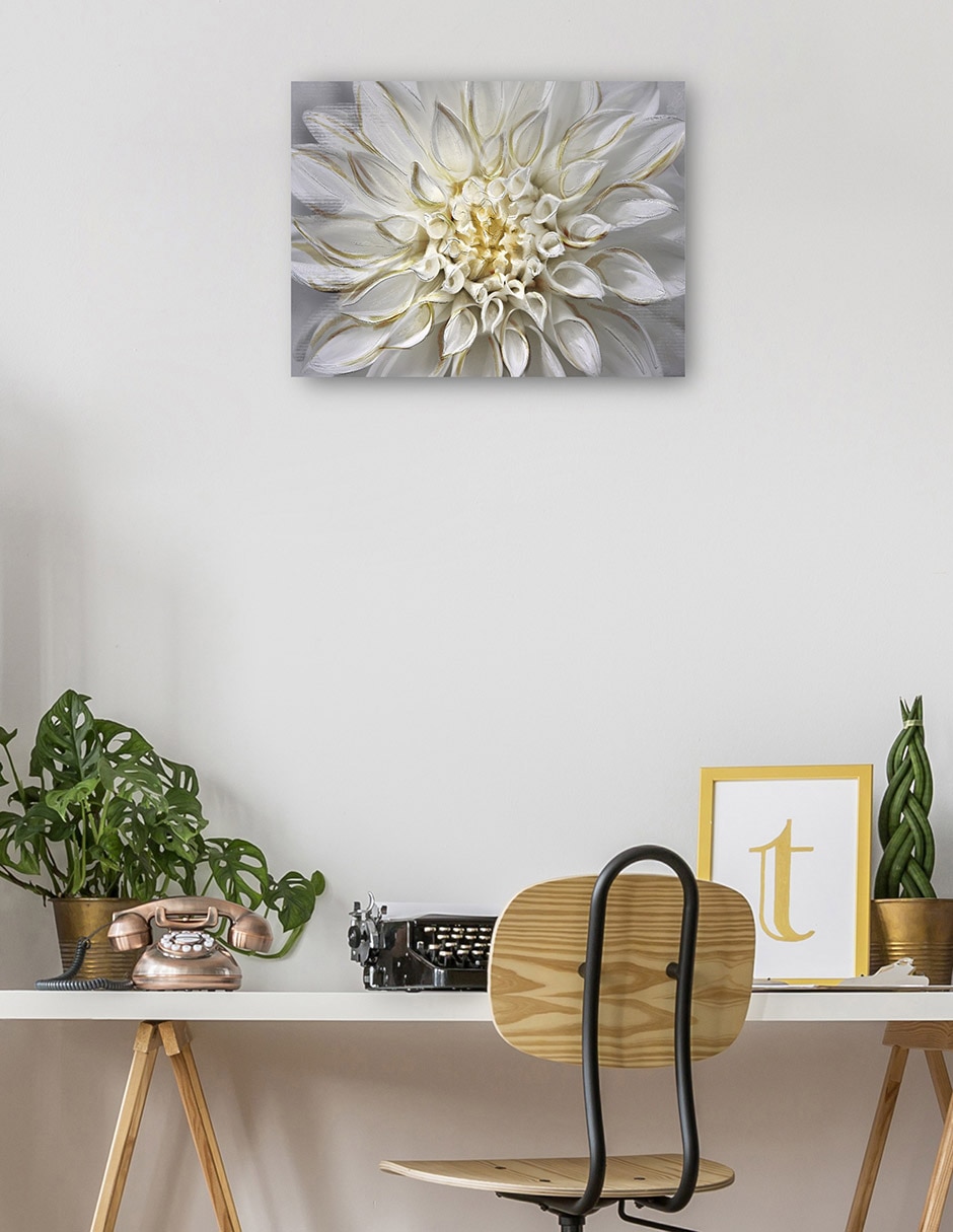 Cuadro decorativo Oro besado por el sol técnica mixta Floración 4