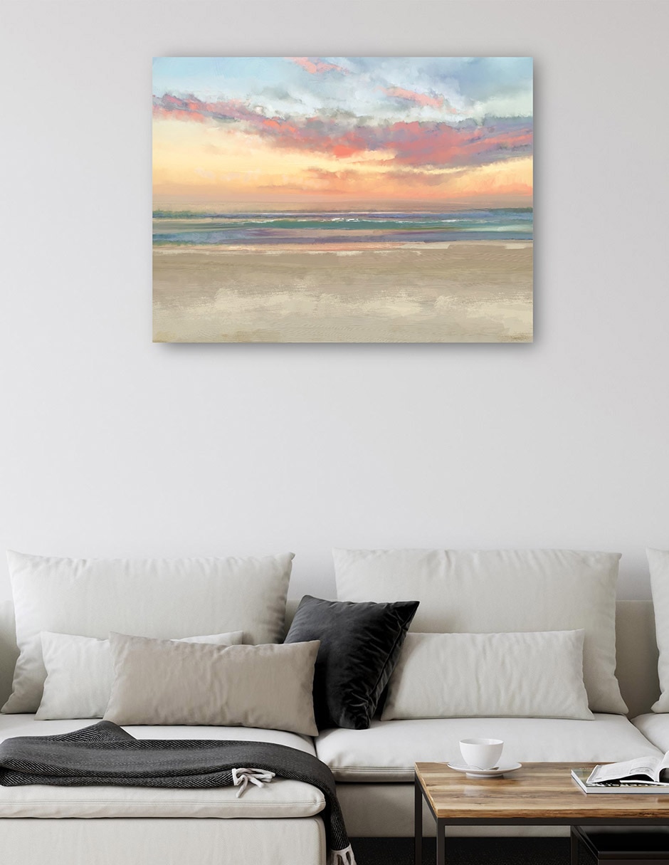 Cuadro decorativo Soñar Con Anochecer técnica mixta Playas 5