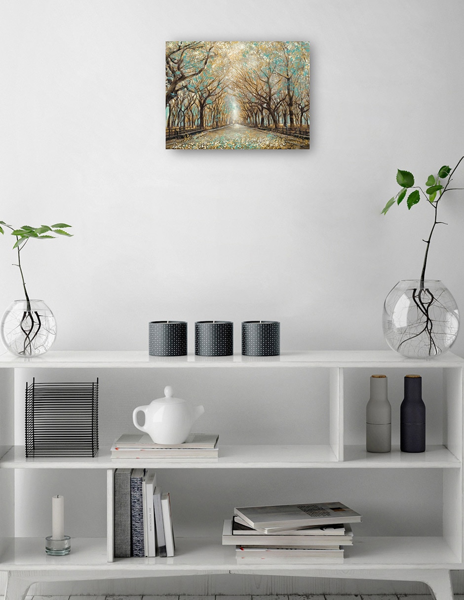 Cuadro decorativo Silencio momentáneo técnica mixta Bosques 9