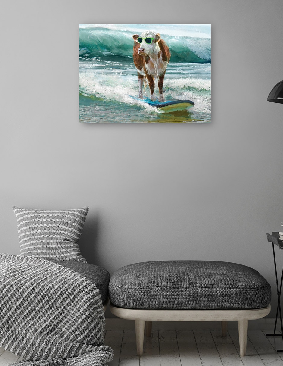 Cuadro decorativo Surf & Turf técnica mixta Playas 4