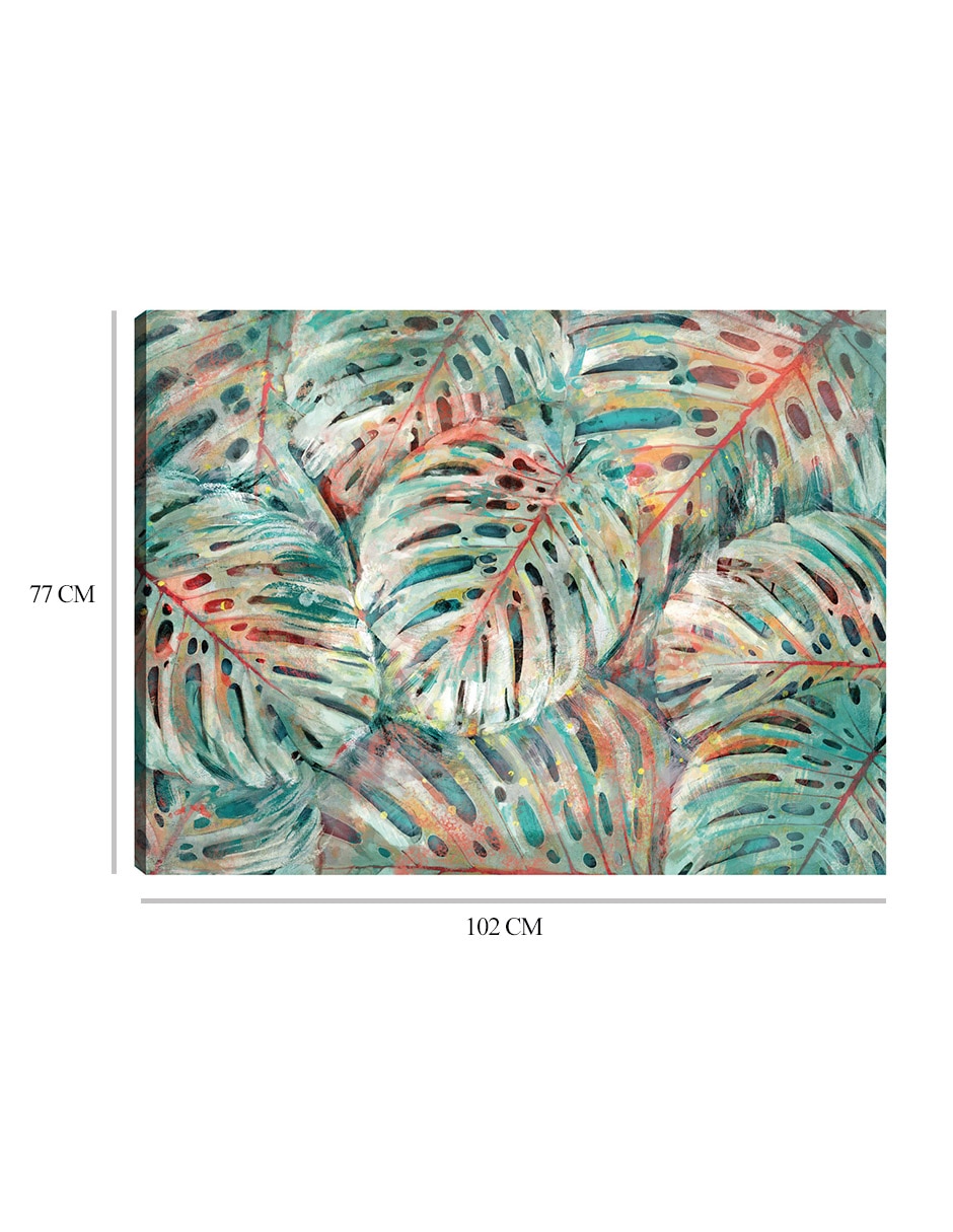 Cuadro decorativo Sueño Tropical técnica mixta Plantas 9
