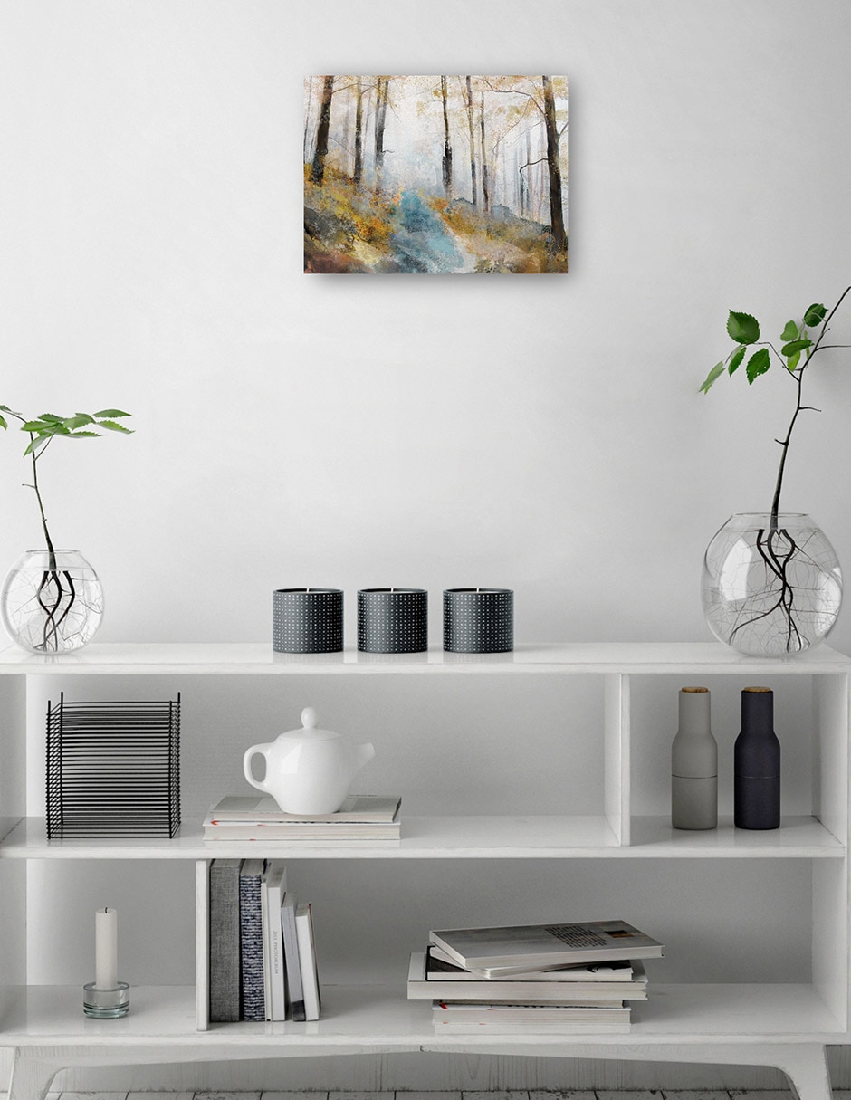 Cuadro decorativo VIaje Suave técnica mixta Caminos 2