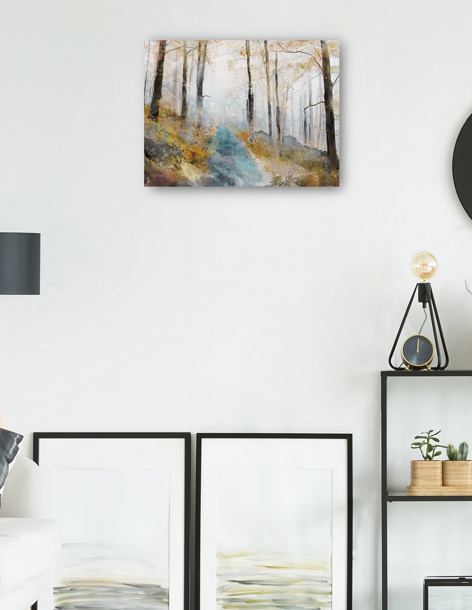 Cuadro decorativo VIaje Suave técnica mixta Caminos 3