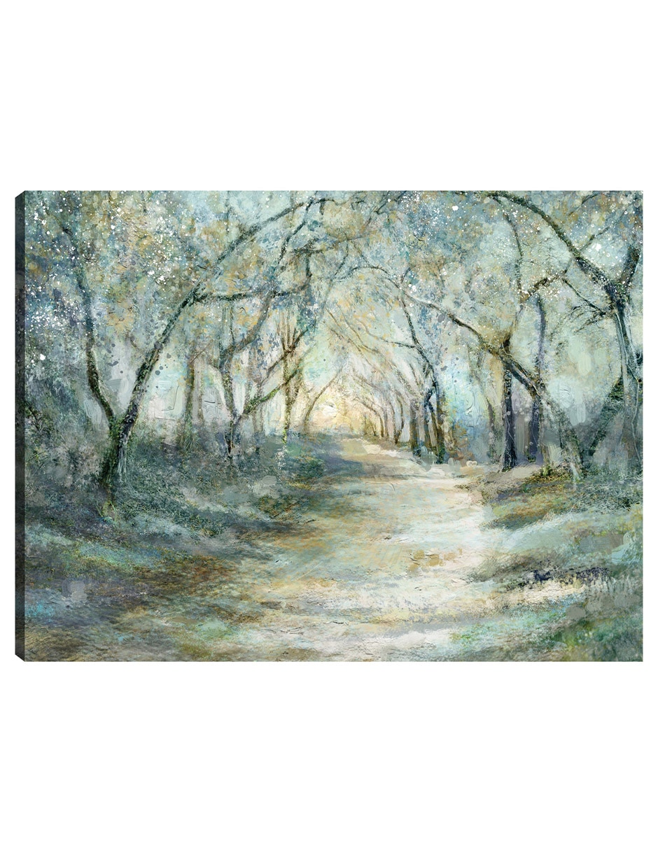 Cuadro decorativo VIaje Encantado técnica mixta Caminos