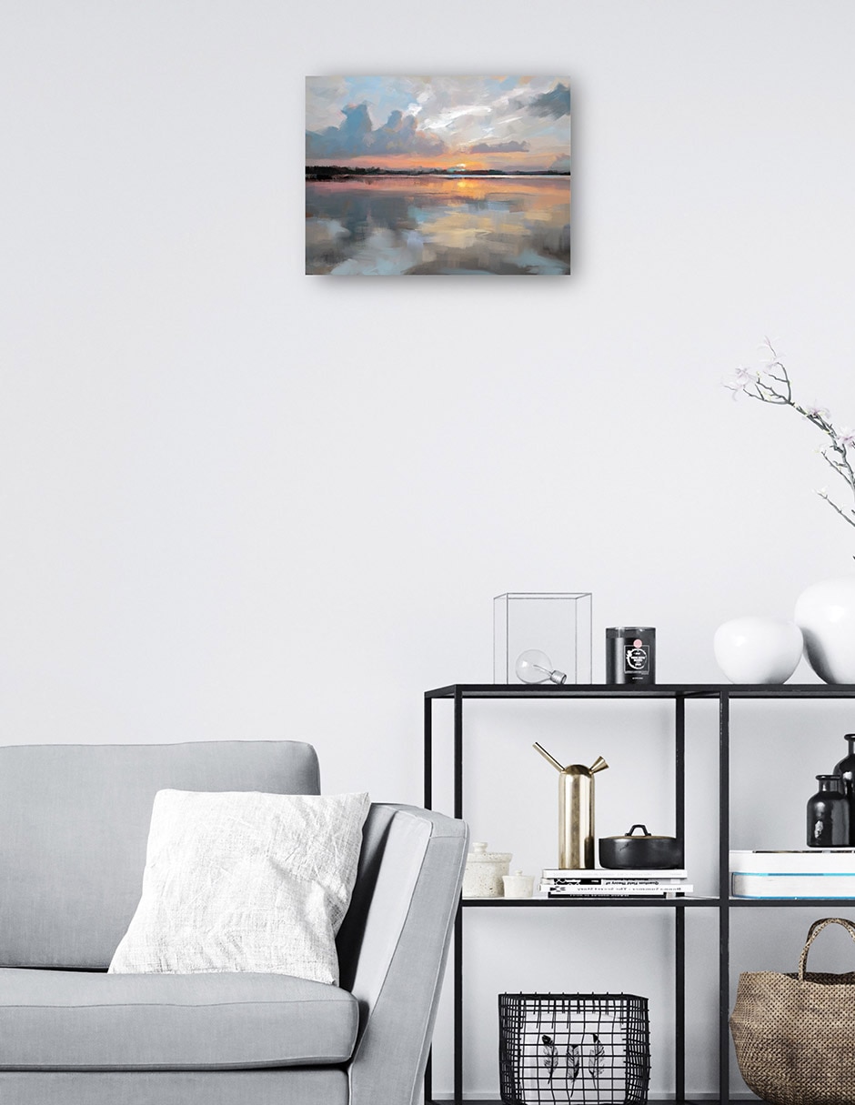 Cuadro decorativo Soleil Du Matin técnica mixta Lagos 2