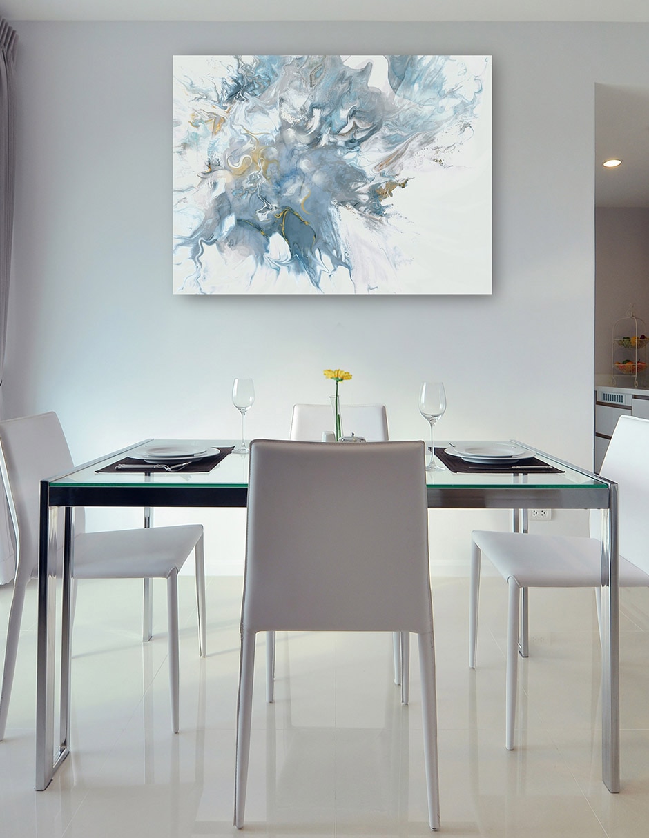 Cuadro decorativo Simpatico I técnica mixta Floración 6