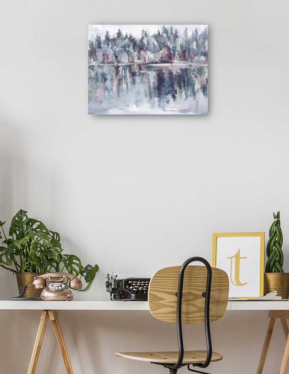 Cuadro decorativo técnica mixta Lagos 4