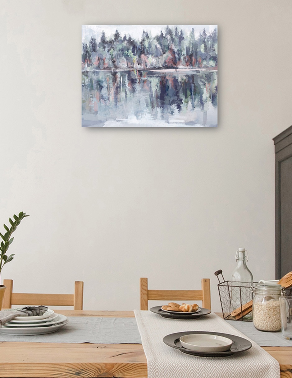 Cuadro decorativo técnica mixta Lagos 5