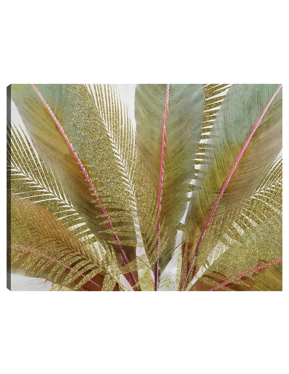 Cuadro decorativo Oros De La Isla I técnica mixta Plantas
