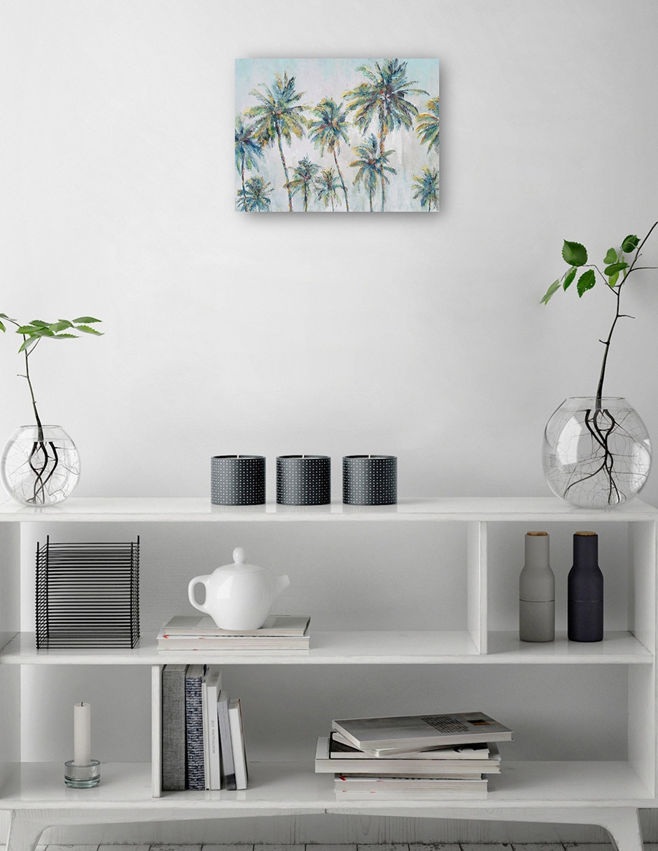 Cuadro decorativo técnica mixta Trópico 3