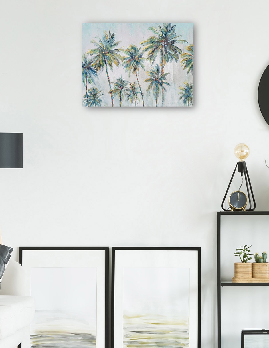 Cuadro decorativo técnica mixta Trópico 4