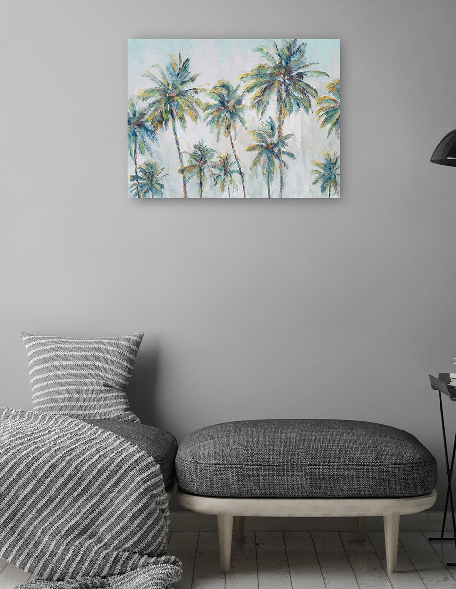 Cuadro decorativo técnica mixta Trópico 5