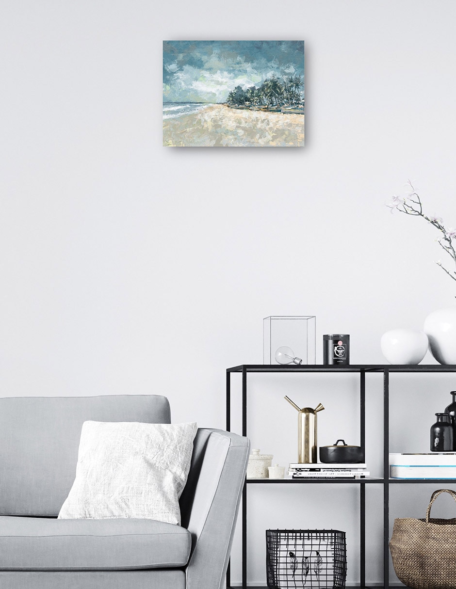 Cuadro decorativo Paraíso técnica mixta Playas 2