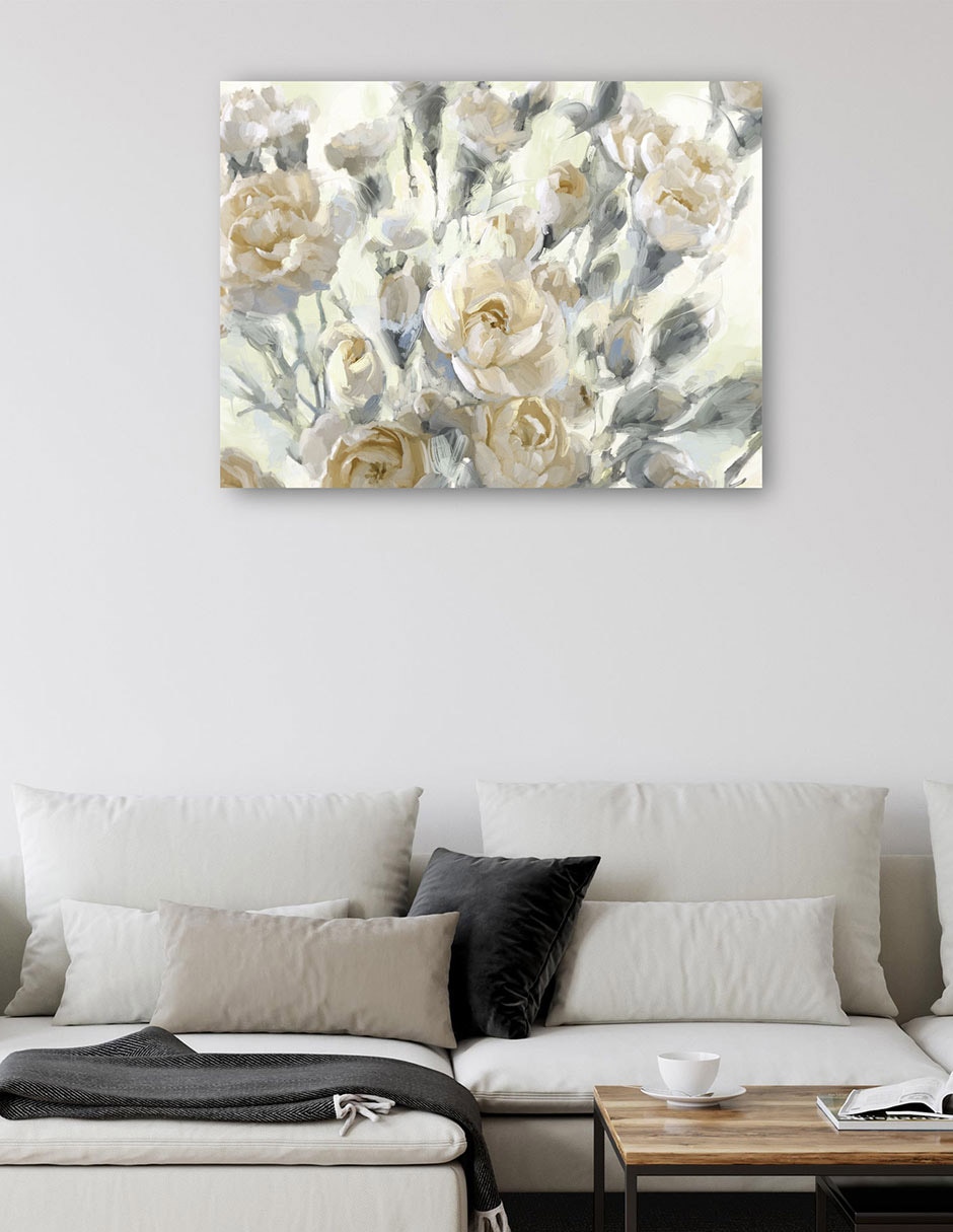 Cuadro decorativo Oros Del Jardín De Rosas técnica mixta Primavera 5
