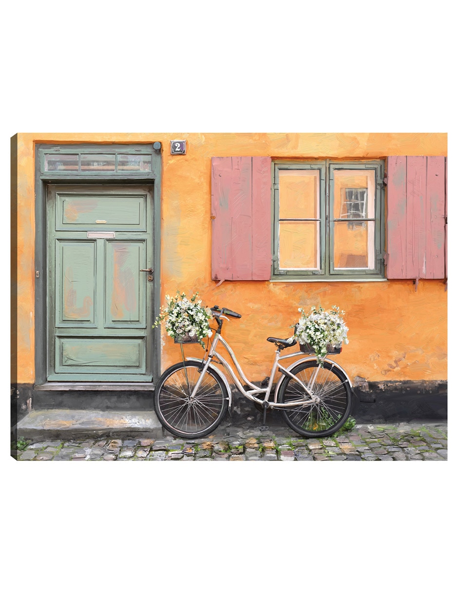 Cuadro decorativo Painiers A Fleurs técnica mixta Lugares