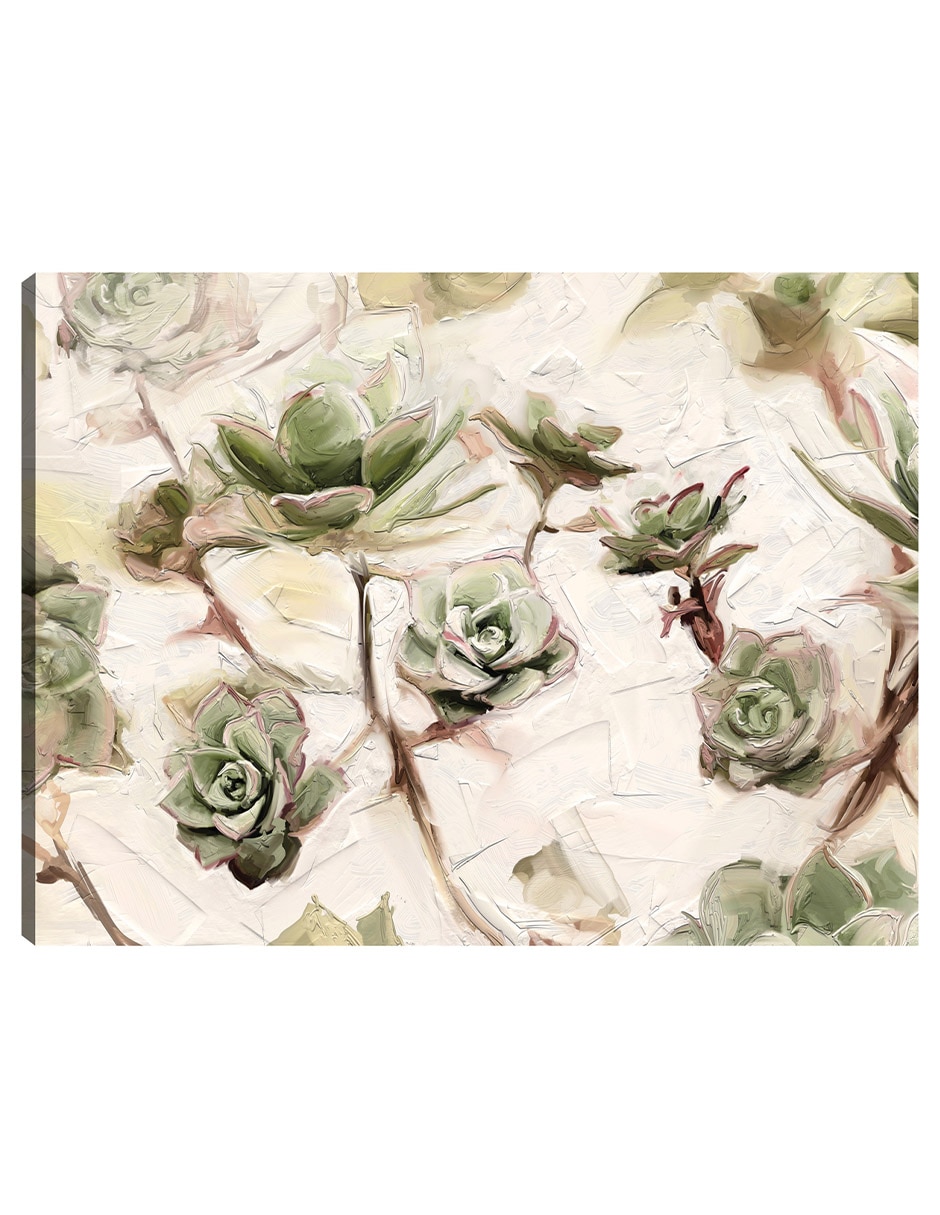 Cuadro decorativo Príncipe Verde técnica mixta Primavera