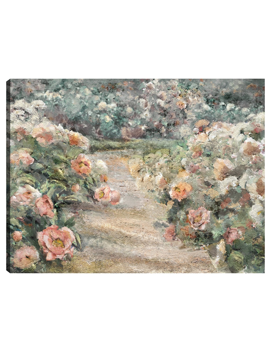 Cuadro decorativo Sendero Del Jardín técnica mixta Caminos
