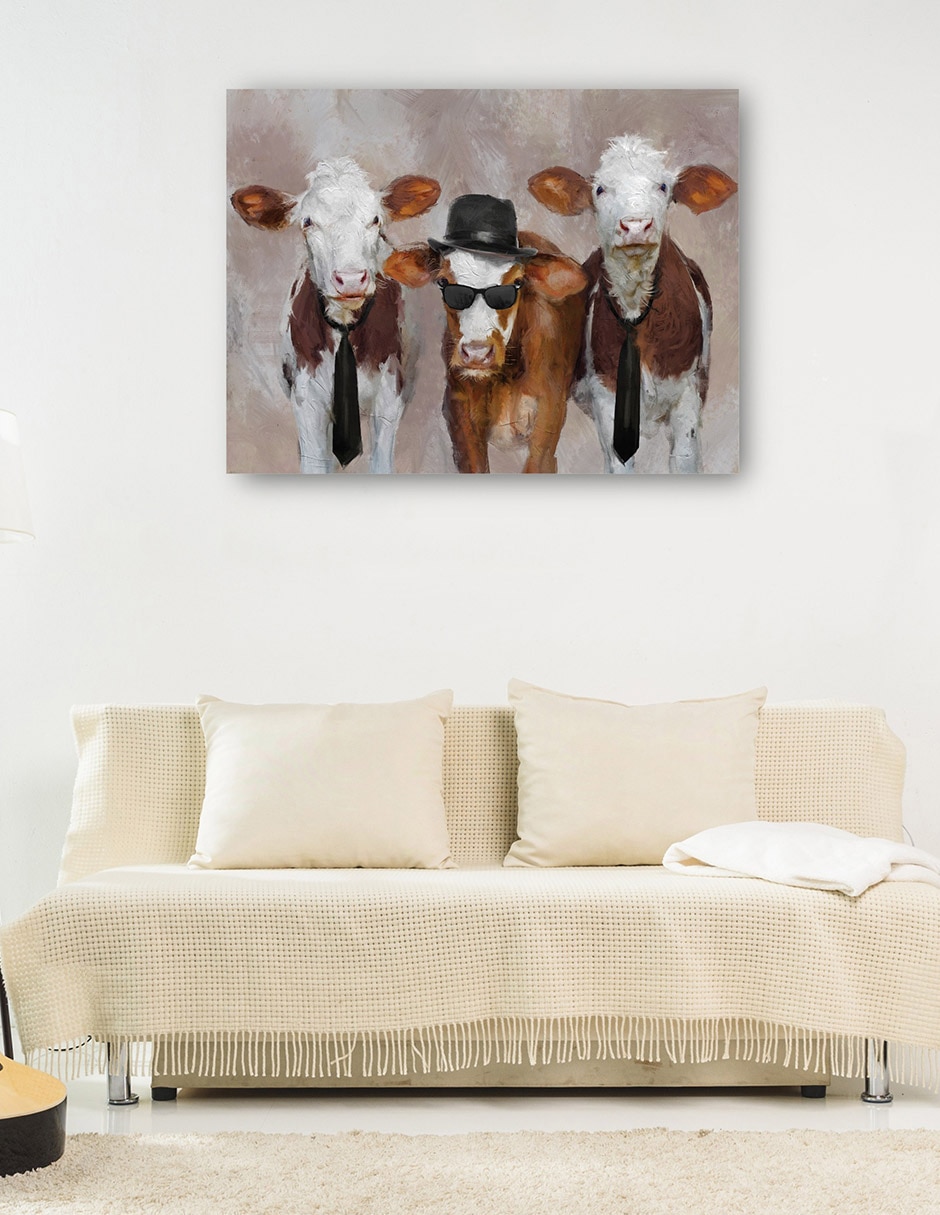 Cuadro decorativo Hermanos Moos técnica mixta Animales Domésticos 6