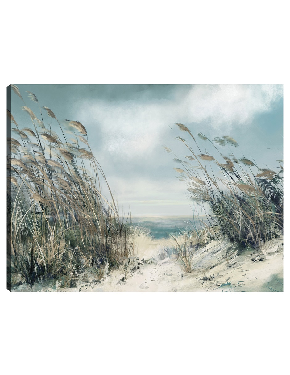 Cuadro decorativo Hierbas De Dunas Blandas técnica mixta Playas