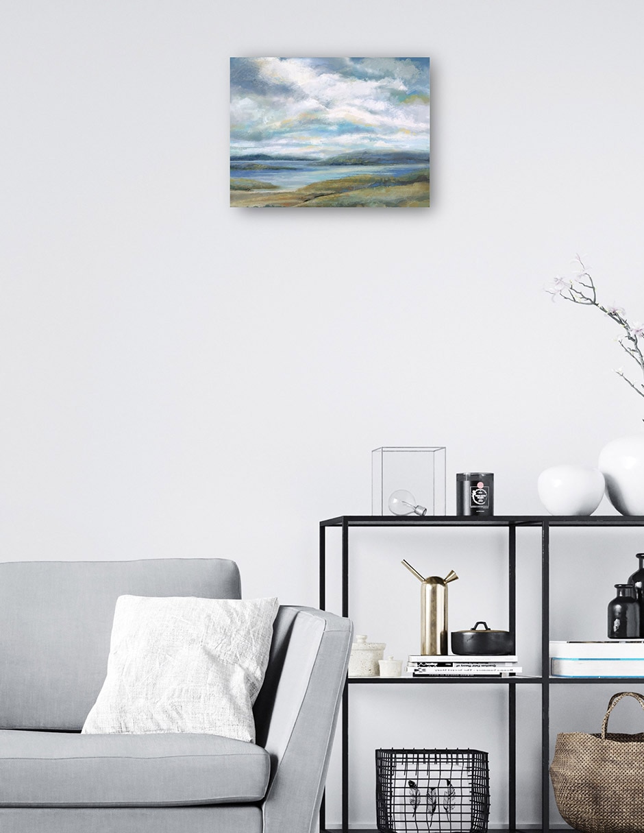 Cuadro decorativo Joli ciel técnica mixta Costa 3