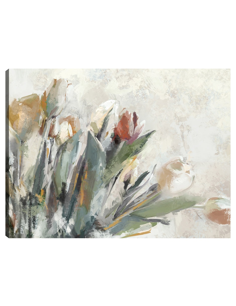 Cuadro decorativo Joli Jardin técnica mixta Arreglo Floral