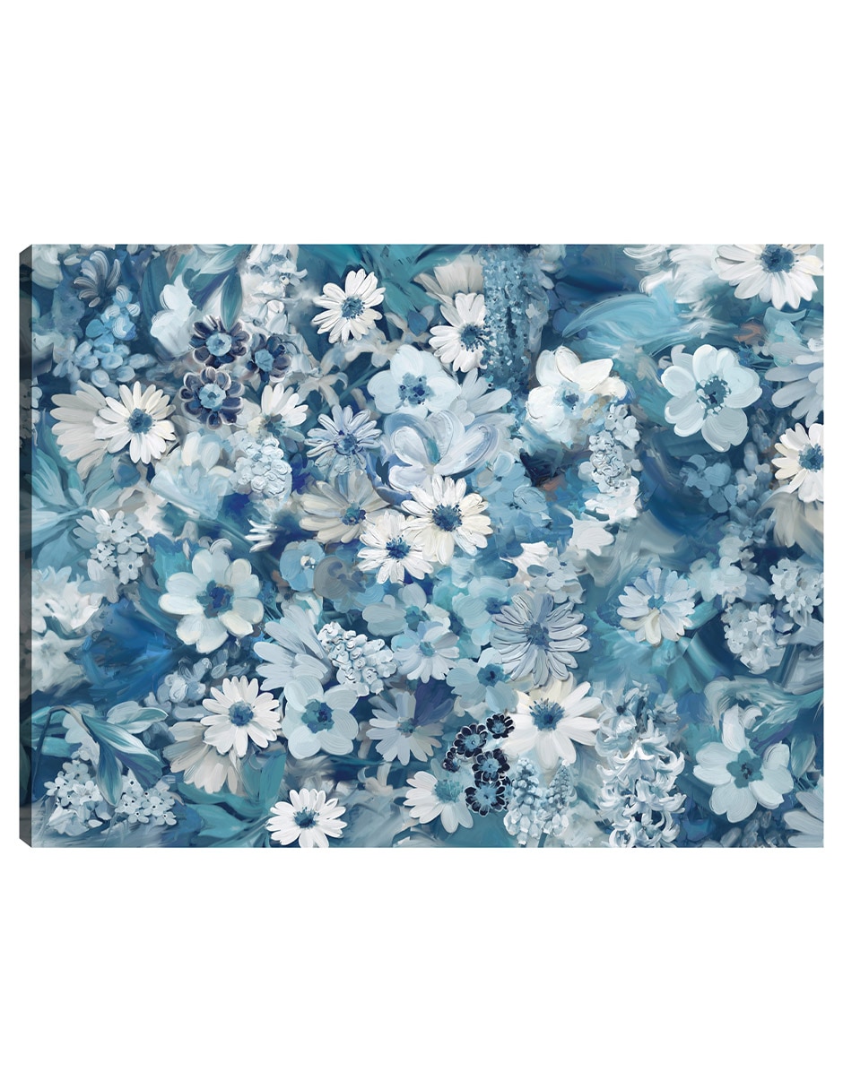 Cuadro decorativo Blues del jardín técnica mixta Primavera Cuadro decorativo Blues del jardín técnica mixta Primavera