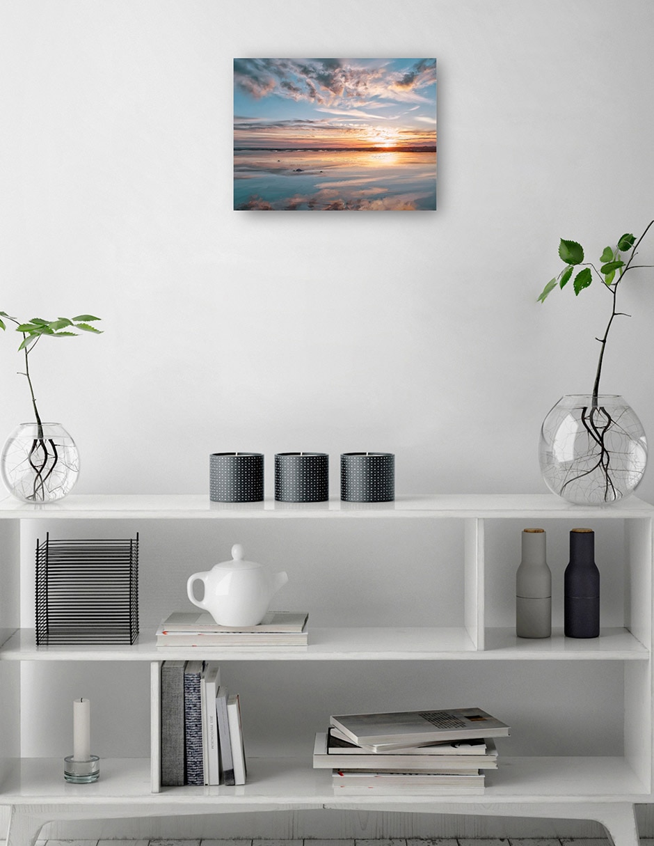 Cuadro decorativo Luz de la mañana técnica mixta Lagos 3