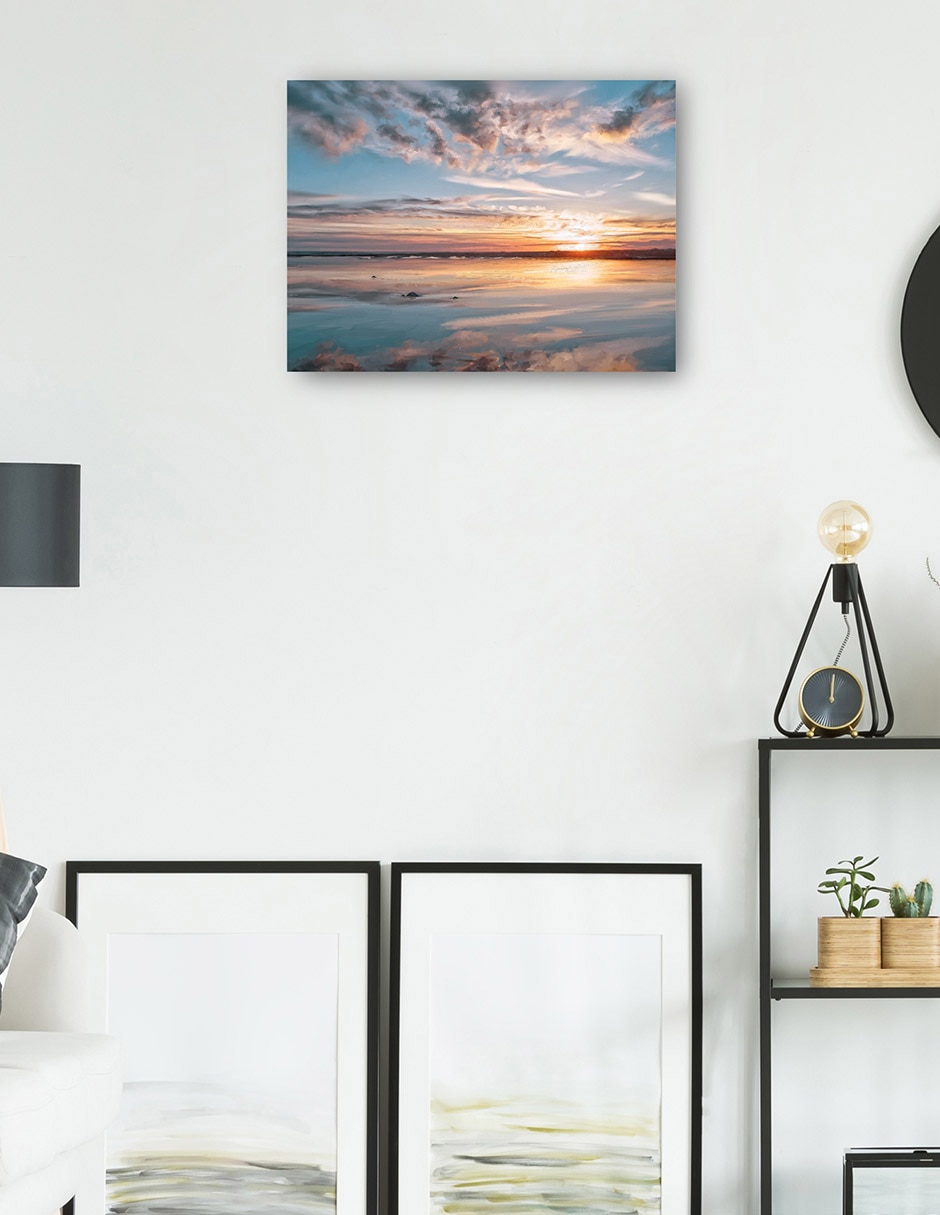 Cuadro decorativo Luz de la mañana técnica mixta Lagos 4