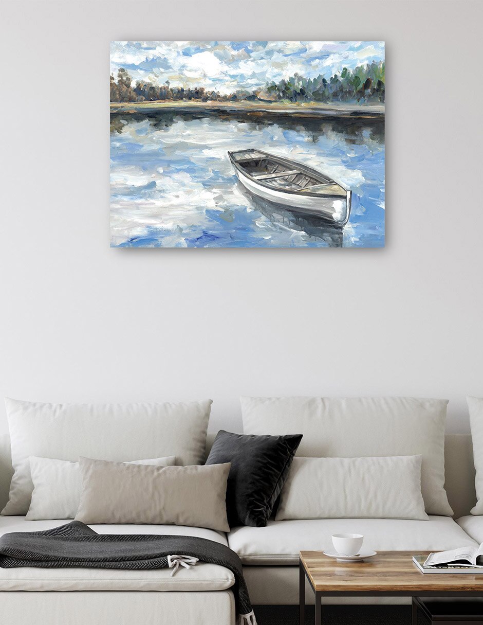Cuadro decorativo Lago de la Mañana técnica mixta Lagos 5