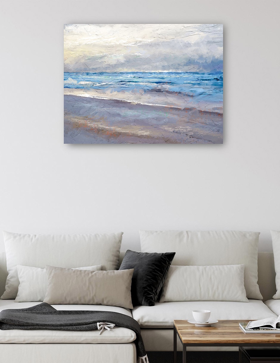 Cuadro decorativo Bienaventuranza de las Mareas técnica mixta Playas 5