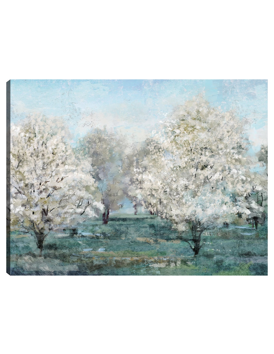 Cuadro decorativo Arboles en Flor técnica mixta Campos