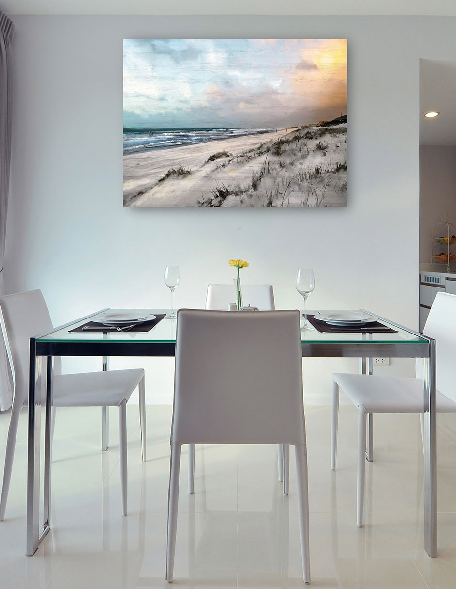 Cuadro decorativo Momento de Tranquilidad técnica mixta Playas 6