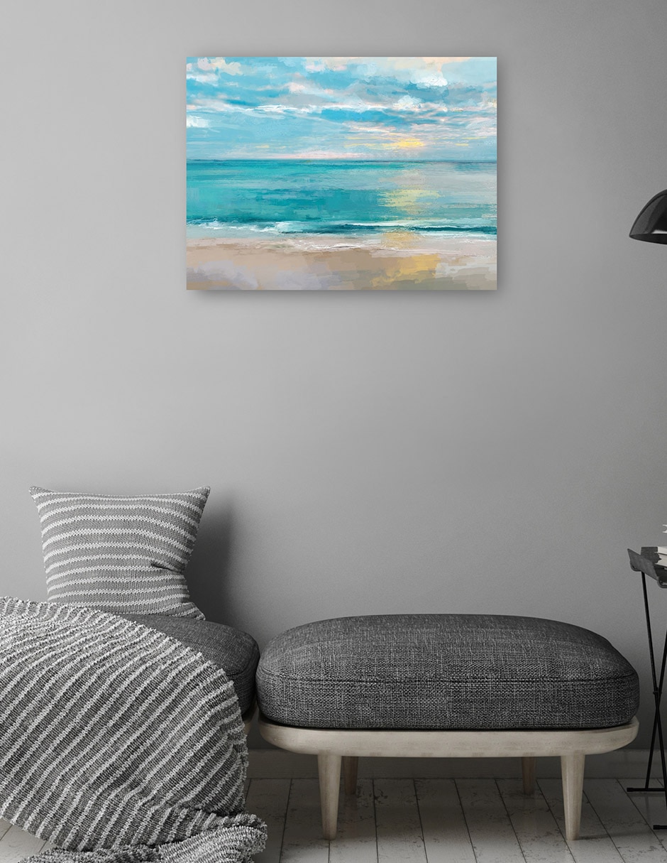 Cuadro decorativo Mares tranquilos técnica mixta Playas 5