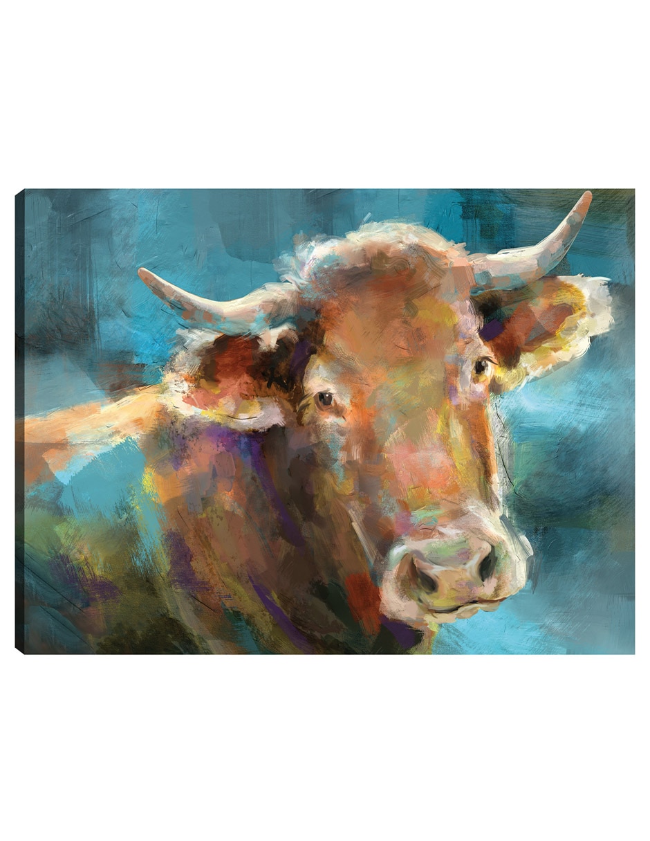 Cuadro decorativo Marvin técnica mixta Animales Domésticos