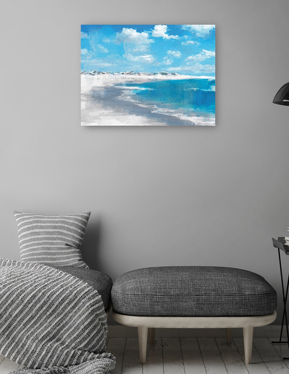Cuadro decorativo Marea Baja técnica mixta Playas 4