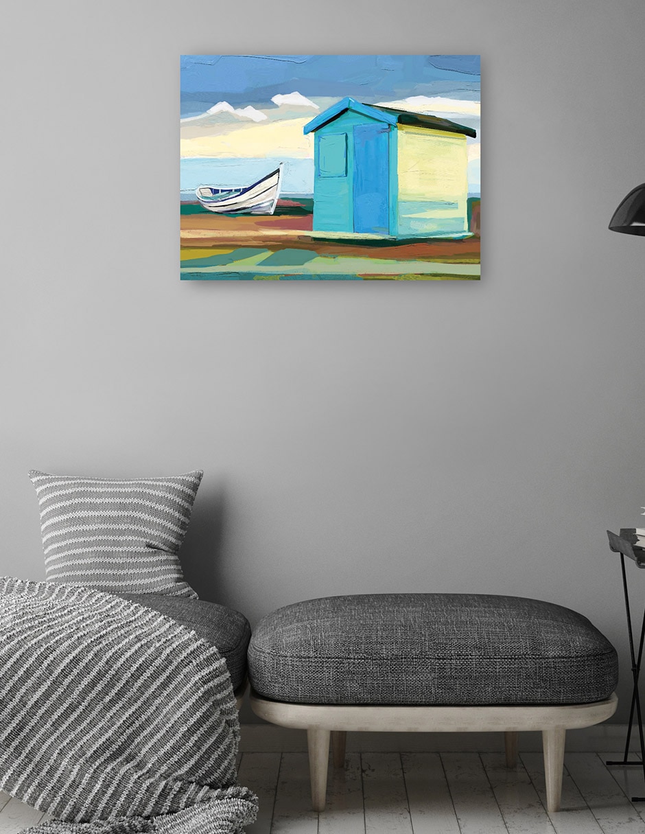 Cuadro decorativo La buena vida técnica mixta Playas 5