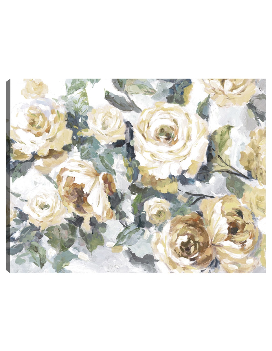 Cuadro decorativo La Vie Gold Light Crop técnica mixta Primavera