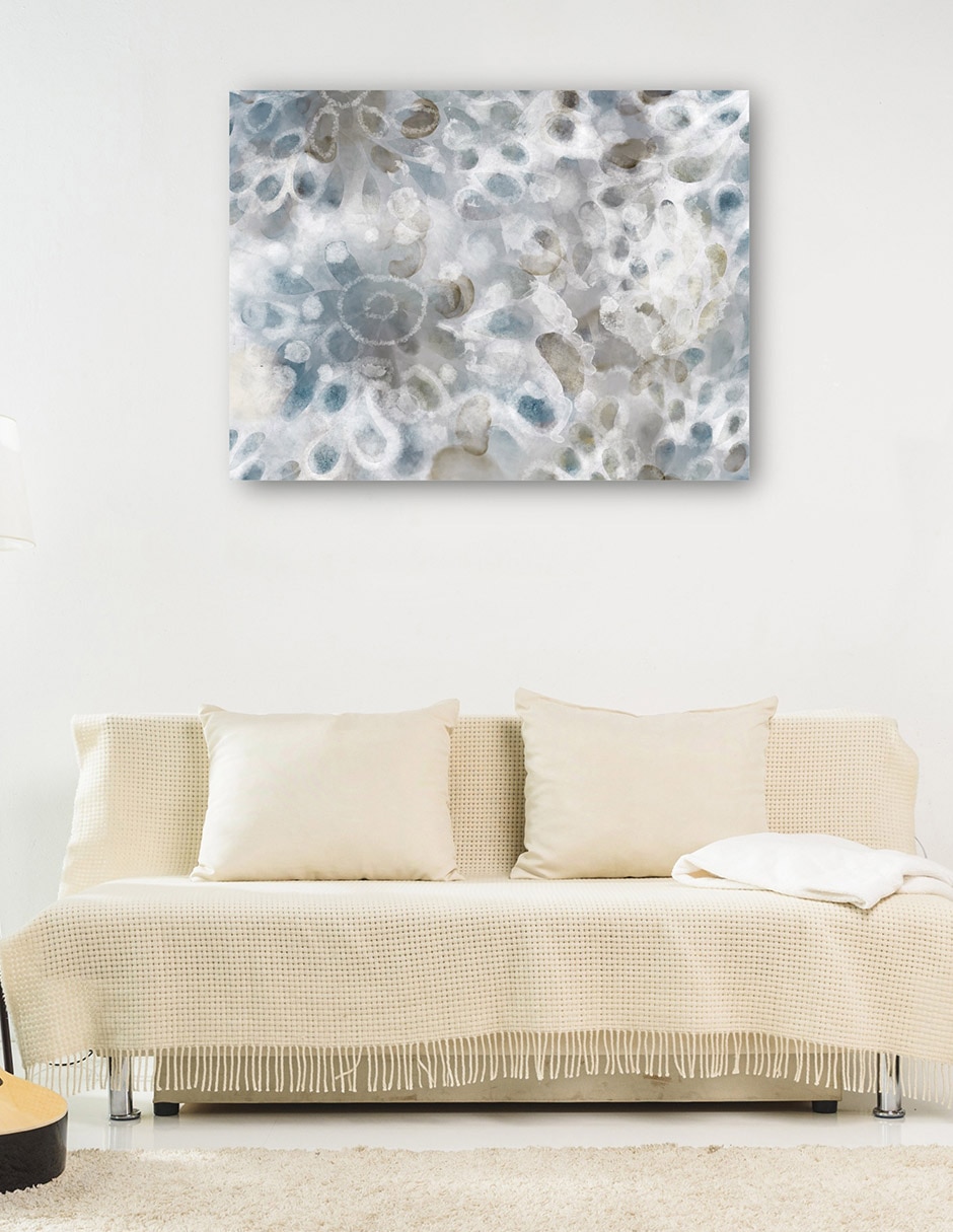 Cuadro decorativo Dúo de Pétalos técnica mixta Formas 6